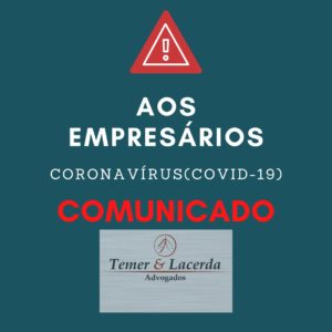 Comunicado aos Empresários.