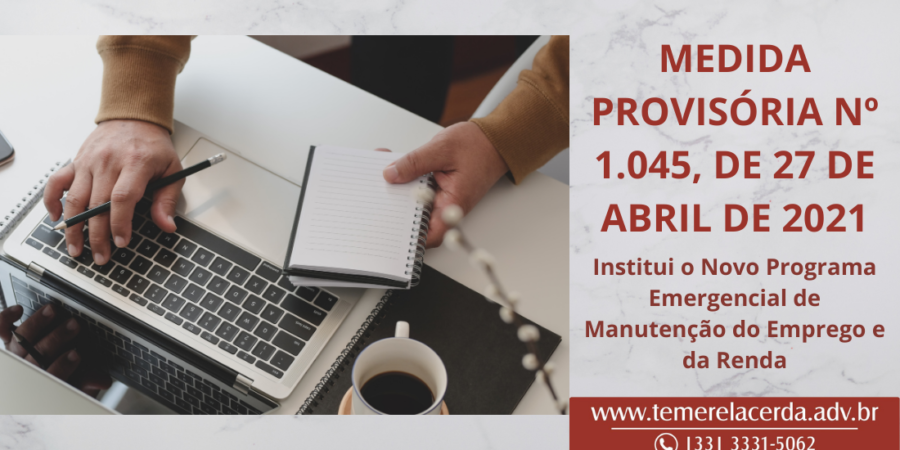 MEDIDA PROVISÓRIA Nº 1.045, DE 27 DE ABRIL DE 2021
