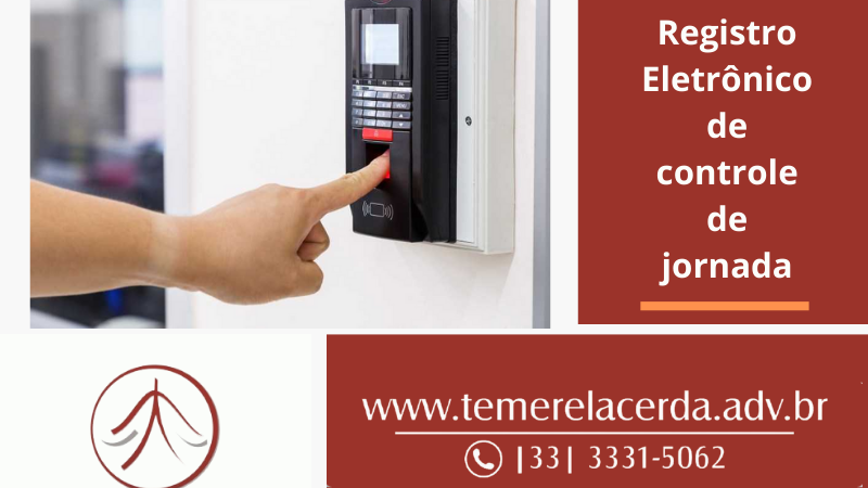 Registro Eletrônico de controle de jornada