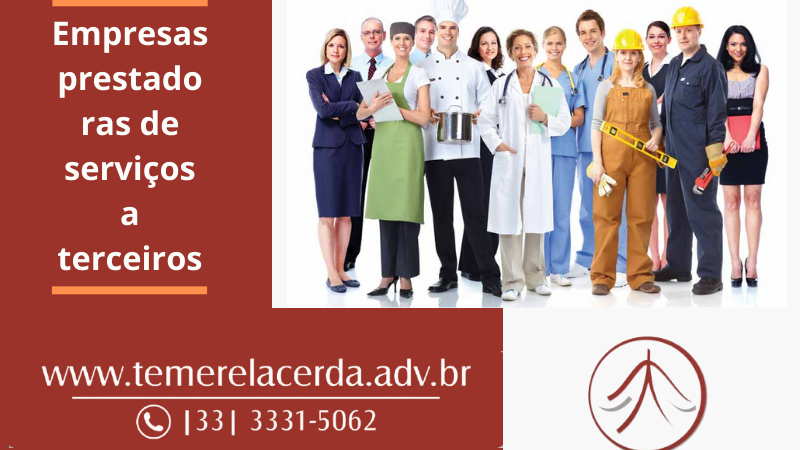 Empresas prestadoras de serviços a terceiros