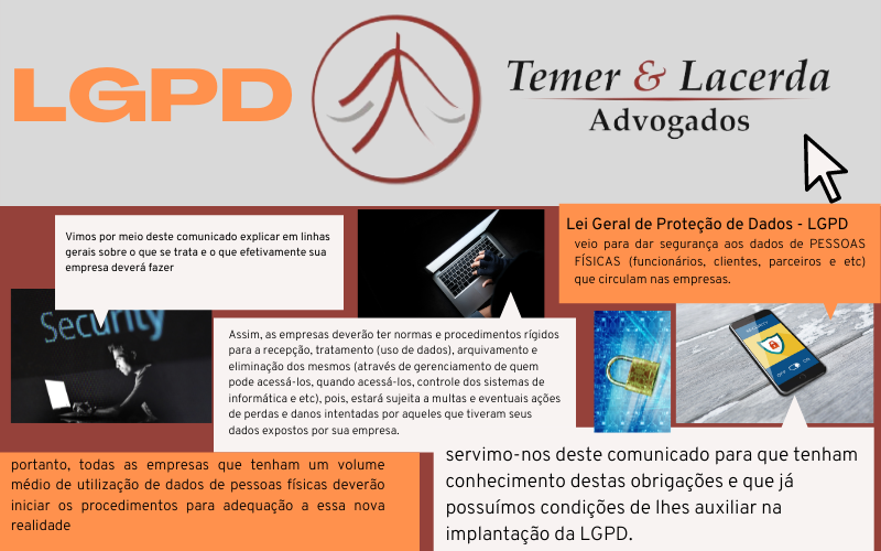 Lei Geral de Proteção de Dados - LGPD (Lei nº 13.709/2018)